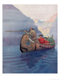Hawkeye and Companions Giclee Print by Newell Convers Wyeth