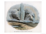 Geyser Erupting in Iceland Giclee Print by J.w. Whimper