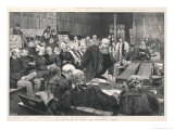 Conservative Prime Minister Lord Salisbury Addresses the House Reproduction procédé giclée par Walter Wilson