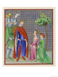 Esther is Presented to the Persian Emperor Ahasuerus reproduction procédé giclée