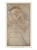 Princess and the Pea Giclee Print by Cecile Walton