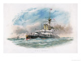 British Battleship of the "Rodney" Class Giclee Print by W.s. Tomkin