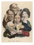The Five Senses Sight Hearing Smell Taste Touch Giclee Print