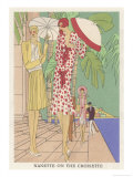 Two Ladies at Cannes reproduction procédé giclée par Zeilinger 