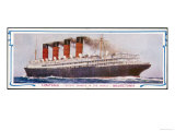 The "Lusitania" and Her Sister-Ship the "Mauretania" Cunarders Giclee Print