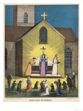 Apparitions of Mary Joseph and John the Evangelist Appear Lámina giclée