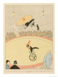 Acrobats Will Turn into Aerobats in the Circus of Tomorrow reproduction procédé giclée par Joaquin Xaudaro
