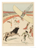 Flying Accident in Spain Can Lead to a Bullfight of a New and Unwelcome Kind reproduction procédé giclée par Joaquin Xaudaro