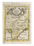 Central India Parts of Pakistan and Bangladesh and the Sources of Two Great Rivers Giclee Print