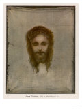 Jesus of Nazareth Wearing the Crown of Thorns Placed on His Head by the Roman Soldiers reproduction procédé giclée