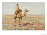 Surveyor on Camelback Reconnoitres the Route for the Trans-Continental Railway Giclee Print by Percy F.s. Spence Surveyor on Camelback Reconnoitres the Route for the Trans-Continental Railway Giclee Print by Percy F.s. Spence