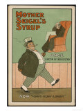 "Once, a Victim of Indigestion: Now, Always Merry and Bright!", Thanks to Mother Seigel's Syrup Giclée-Druck