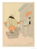 Passengers Will be Weighed-In at the Check-In and Their Fares Adjusted Accordingly reproduction procédé giclée par Joaquin Xaudaro