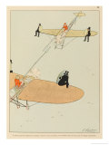 Aerial Duellists Giclee Print by Joaquin Xaudaro