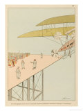 Aerial Landing Platforms reproduction procédé giclée par Joaquin Xaudaro