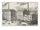 The Outside of the Fry's Chocolate Factory in Bristol Giclee Print