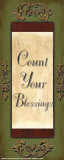 Words to Live By, Count Your Blessings Prints by Debbie DeWitt