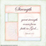 Debbie DeWitt - Words to Live By, Strength - Poster Debbie DeWitt - Words to Live By, Strength - Poster