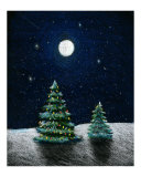 Moonlit Christmas Trees Giclee Print by Nancy Suzanne Mueller Moonlit Christmas Trees Giclee Print by Nancy Suzanne Mueller