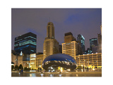 Chicago at night Photographic Print by Patrick  J. Warneka