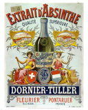 Absinthe Dornier-Tuller Advertising Carton Posters