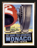 Monaco Grand Prix F1, c.1958 Posters by J Ramel