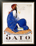 Sato Cigarettes Prints by Charles Loupot