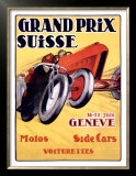 Grand Prix Swiss Posters by Charles Loupot