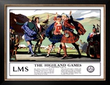 LMS, The Highland Games Posters by Christopher Clark