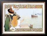 Red Star Line Prints by Henri Cassiers