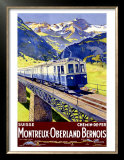 Montreux Oberland Prints by Elzingre 