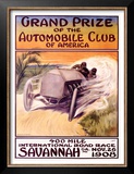 Automobile Club of America, Savannah Race Poster by Malcolm A. Strauss