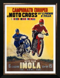 Moto Club Imola Motocross Poster by Pozzi 