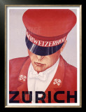 Schweizerhof, Zurich Poster by Alex W. Diggelmann