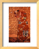 Fulfillment, Stoclet Frieze, c.1909 Prints by Gustav Klimt