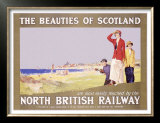 North British Railway, Golf in Scotland Posters