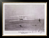Wright Brothers Flight at Kitty Hawk Art