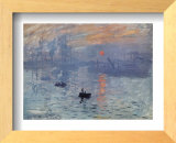 Impression, Sunrise Posters by Claude Monet
