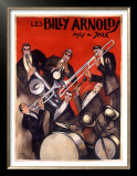 Billy Arnold Jazz Band Music Prints by Paul Colin