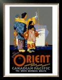 Canadian Pacific Empress Route Posters