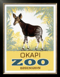 Okapi Copenhagen Zoo Prints