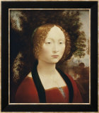 Ginevra De'Benci Affiches par Leonardo da Vinci 
