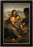 Virgin and Child with St.Anne, circa 1510 Posters par Leonardo da Vinci 