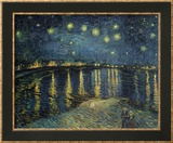 Starry Night over the Rhone, circa 1888 Art par Vincent van Gogh