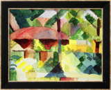 The Garden, 1914 Affiche par Auguste Macke