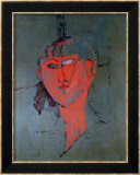 The Red Head, circa 1915 Affiches par Amedeo Modigliani