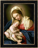 La Vierge et l'Enfant Affiches par Giovanni Battista Salvi da Sassoferrato 