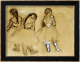 Three Dancers Posters par Edgar Degas