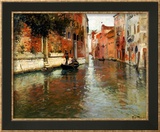 A Venetian Backwater Kunstdrucke von Fritz Thaulow