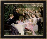 Hip Hip Hurrah! Artists' Party at Skagen, 1888 Poster von Peder Severin Kröyer
